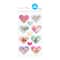 Puffy Watercolor Hearts Stickers by Recollections&#x2122;